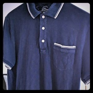 J. Crew navy polo, medium